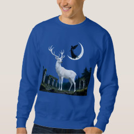Guardian Stag Enchanted Forest Fantasy Art Trui