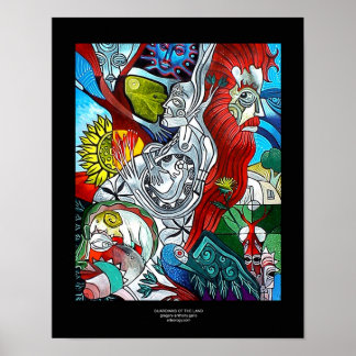 Guardians van het land door Gregory Gallo Poster