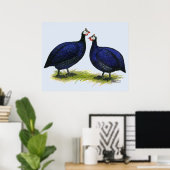 Guas Royal Paars Pair Poster (Thuiskantoor)