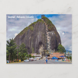 Guatapé, Antioquia, Colombia, Piedra del Peñol Briefkaart