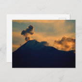 Guatemala - Antigua sunset Briefkaart (Voorkant / Achterkant)