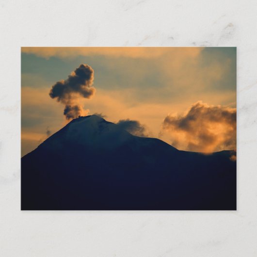 Guatemala - Antigua sunset Briefkaart (Voorkant)