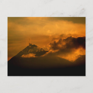 Guatemala - Antigua sunset Briefkaart