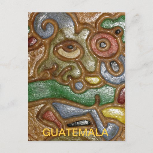 Guatemala Art Briefkaart (Voorkant)