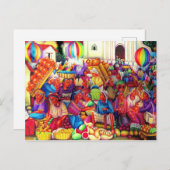 Guatemala Art Briefkaart (Voorkant / Achterkant)