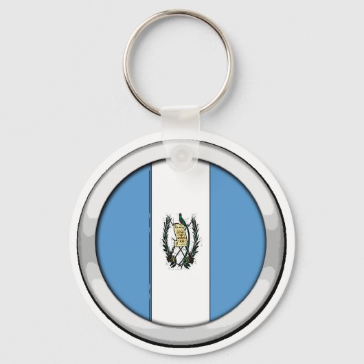 Guatemala Badge Sleutelhanger (Voorkant)