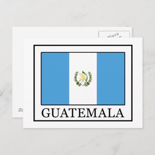 Guatemala Briefkaart (Voorkant / Achterkant)