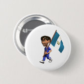 Guatemala-Button Ronde Button 5,7 Cm (Voorkant /achterkant)