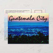 Guatemala City, Guatemala, Midden-Amerika bij sche Briefkaart (Voorkant / Achterkant)