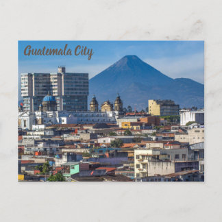 Guatemala City, Uitzicht van de stad Briefkaart