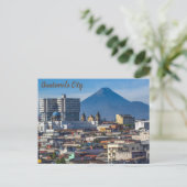 Guatemala City, Uitzicht van de stad Briefkaart (Staand voorkant)