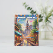 Guatemala Ciudad, tussen vulkanen en levend geheug Briefkaart (Staand voorkant)