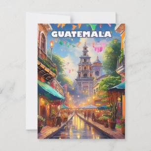 Guatemala Ciudad, tussen vulkanen en levend geheug Briefkaart