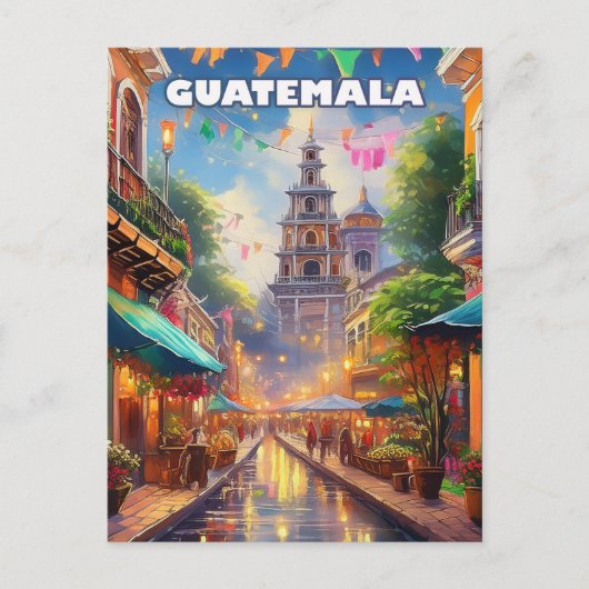 Guatemala Ciudad, tussen vulkanen en levend geheug Briefkaart (Voorkant)