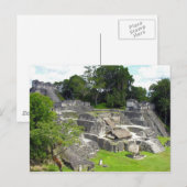 Guatemala - De Noord-Akropolis - Tempel II Briefkaart (Voorkant / Achterkant)