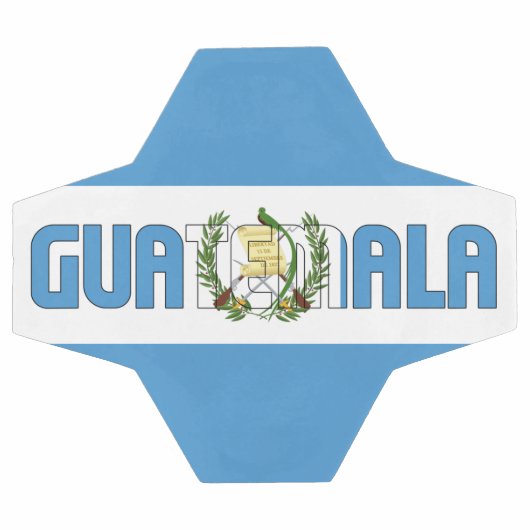 Guatemala Drapeau patriotique  (Plat)