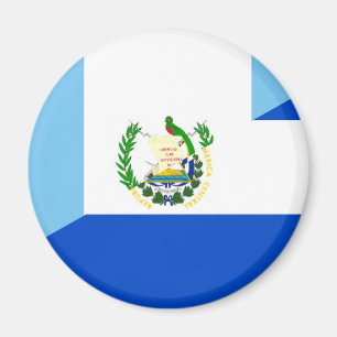 guatemala el salvador halve vlag landsymbool magneet