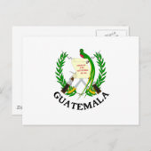 GUATEMALA - embleem/vlag/wapen/symbool Briefkaart (Voorkant / Achterkant)