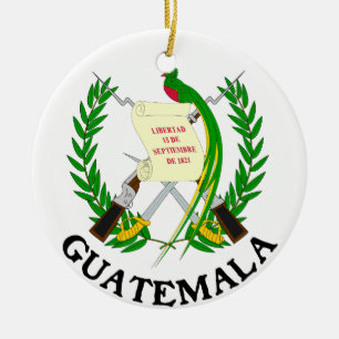 GUATEMALA - embleem/vlag/wapen/symbool Keramisch Ornament