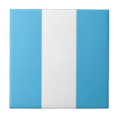 Guatemala Flag Ceramic Tile Tegeltje (Voorkant)