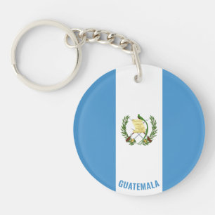 Guatemala Flag Charming Patriotic Sleutelhanger