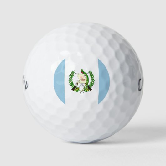 Guatemala Flag Emblem Golfballen (Voorkant)