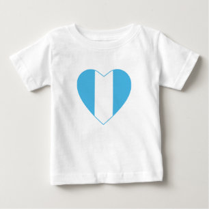Guatemala Flag Hart T-shirt
