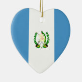 Guatemala Flag Heart Ornament (Rechts)