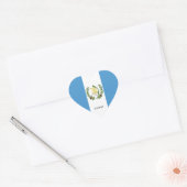 Guatemala Flag Splendid Patriotic Hart Sticker (Envelop)