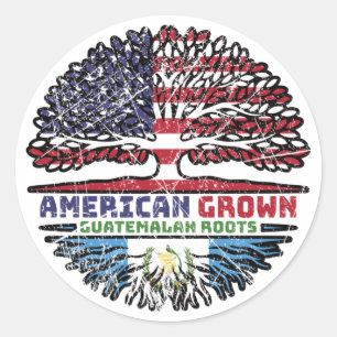 Guatemala Guatemala Amerikaans-Amerikaanse Verenig Ronde Sticker