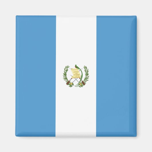 Guatemala (Guatemalteekse vlag) Magneet (Voorkant)