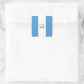 Guatemala (Guatemalteekse vlag) Vierkante Sticker (Tas)