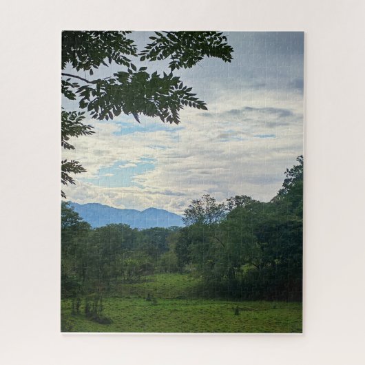 Guatemala Highlands: Green Fields and Mountains Legpuzzel (Verticaal)
