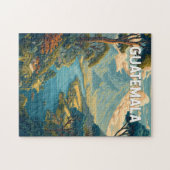Guatemala Illustratie Reizen Art Vintage Legpuzzel (Horizontaal)