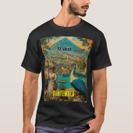 GUATEMALA, IZABAL Retro poster T-shirt