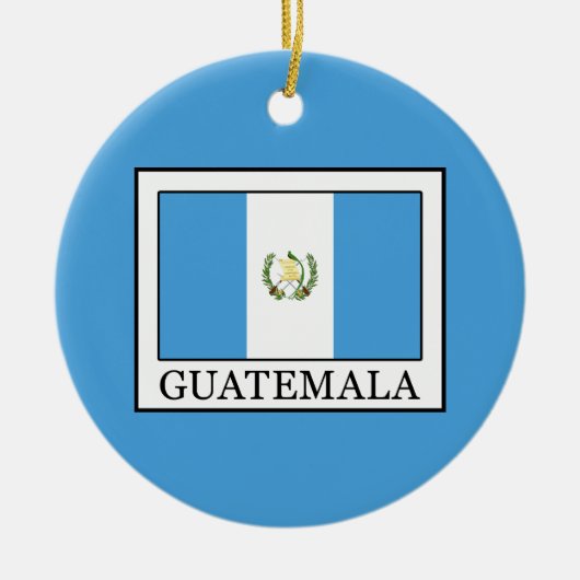 Guatemala Keramisch Ornament (Voorkant)