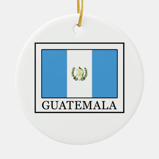 Guatemala Keramisch Ornament (Voorkant)