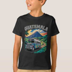 Guatemala Kippenbus Chapin Quetzal Antigua Tikal T-shirt