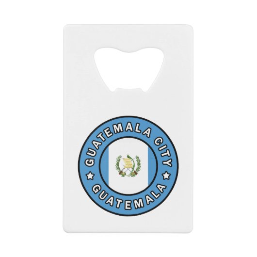 Guatemala Kredietkaart Flessenopener (Voorkant)