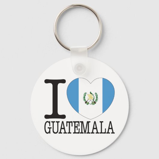Guatemala Love v2 Sleutelhanger (Voorkant)