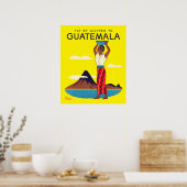  Guatemala luchttoerisme reizen Poster (Keuken)