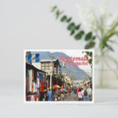 Guatemala - markt van Panajachel - Briefkaart (Staand voorkant)