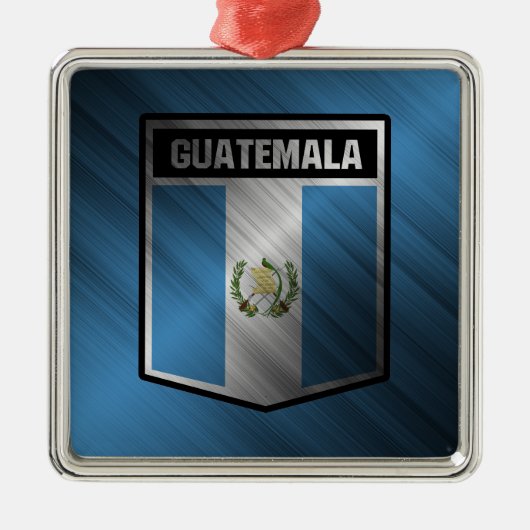 Guatemala Metalen Ornament (Voorkant)