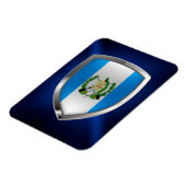 Guatemala Mettalic Emblem Magneet (Linkerzijde)