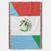 guatemala mexico halve vlag deken (Voorkant Verticaal)
