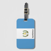 Guatemala National Flag Patriotic Bagagelabel (Voorkant (verticaal))
