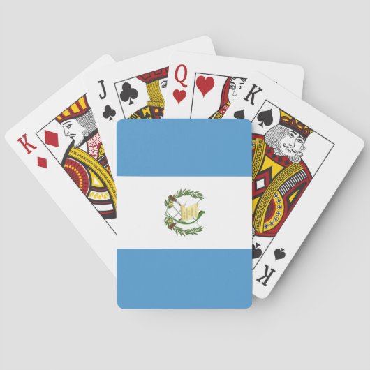 Guatemala National World Flag Pokerkaarten (Achterkant)