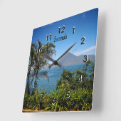 Guatemala, Natuurlijk Mooie Landschap Vierkante Klok (Hoek)