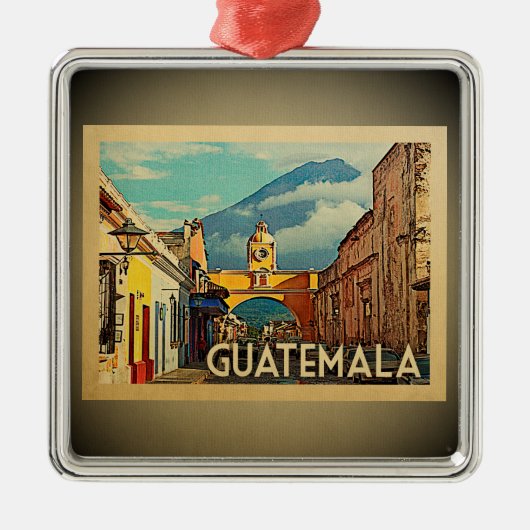 Guatemala Ornament Vintage Travel (Voorkant)