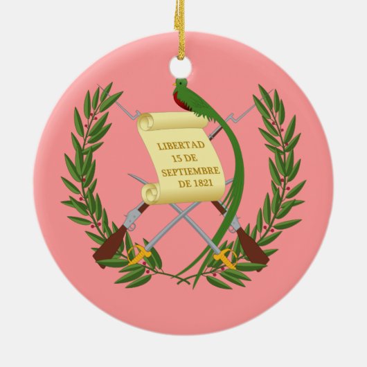 GUATEMALA* Ornement de Noël (Dos)